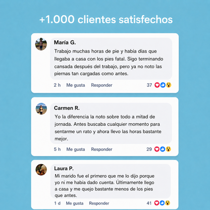Almohadillas de confort para pies cansados