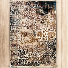 Abstract Elegance: Modern Artisan Area Rug