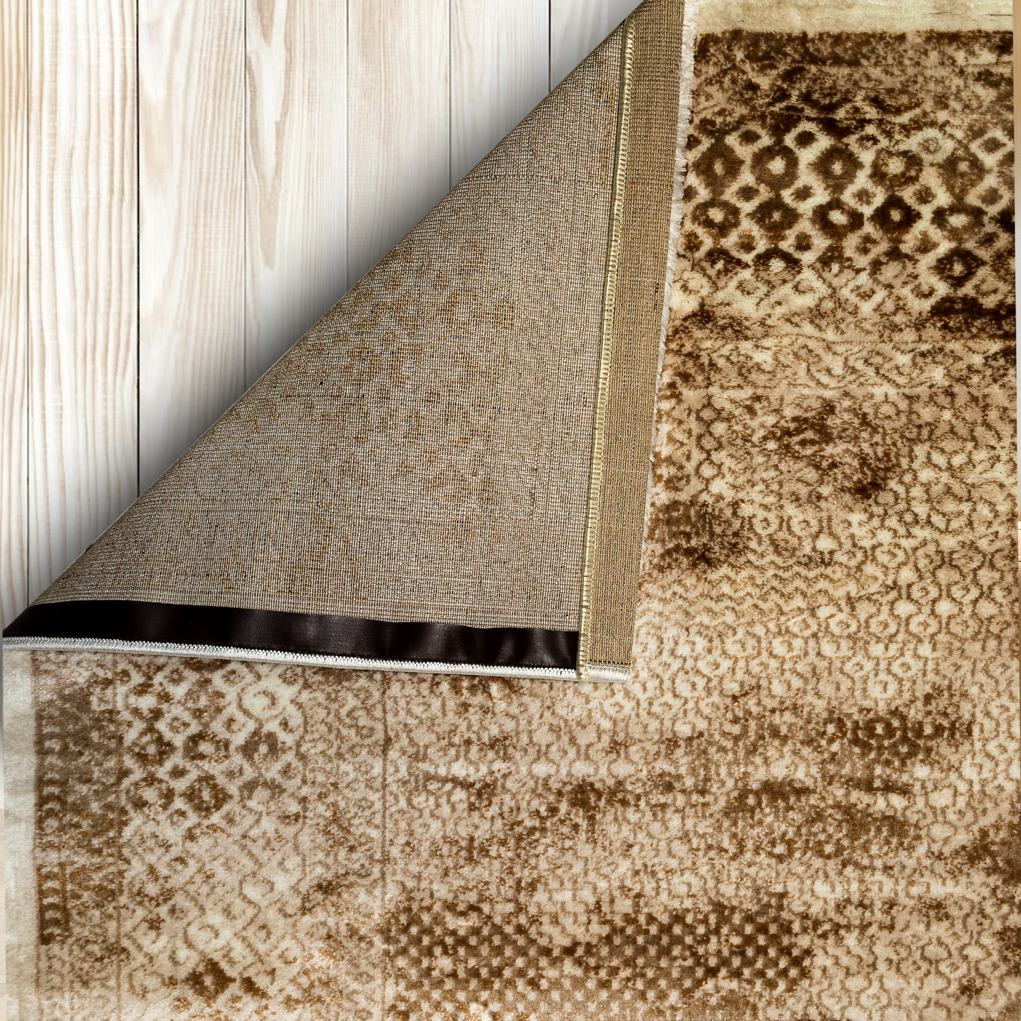 Cream Canvas: Contemporary Textured Area Rug