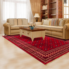 Regal Majesty: Traditional Red Persian Rug